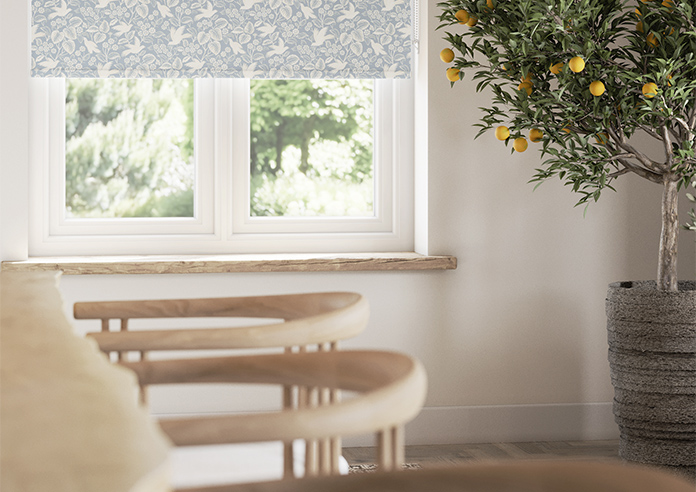 Hollies, Sky Blue - Roller Blind - Image 5